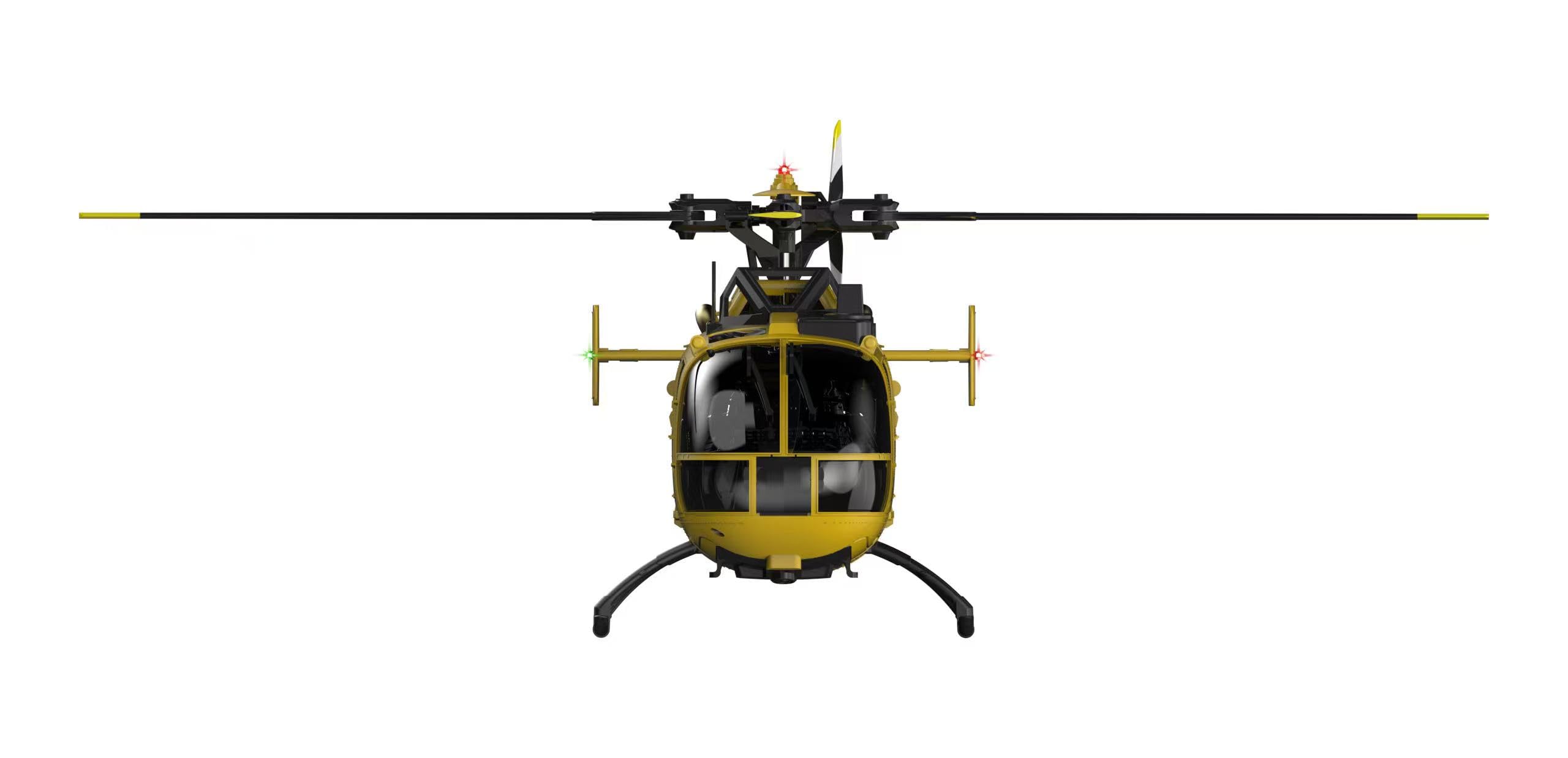 TOUCAN RC HOBBY RC ERA C180 1/25 Fern gesteuerter Hubschrauber 3-Gang-BO-105 RC Flugzeug Modell bürstenloses Motor-Gyroskop TOF LiDAR Höhen Schloss