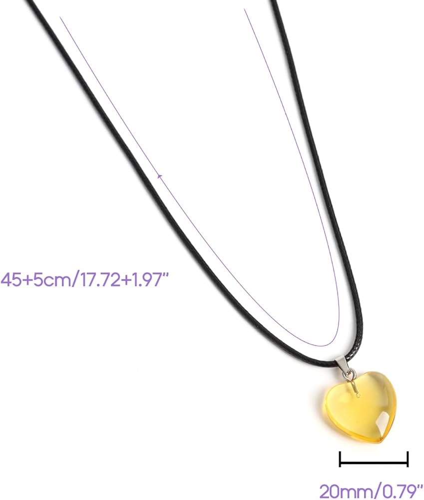 Collana Donna Cuore In Pietra Naturale Verde - Ciondolo Geometrico, Gioiello Moda Unico