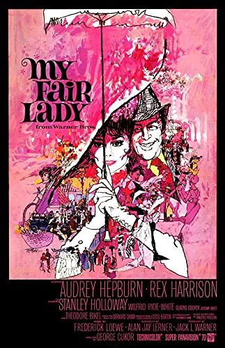洋画映画ポスター マイ・フェア・レディ Amazon.co.jp: 映画ポスター 海外版 マイ・フェア・レディ (28 cm x 43