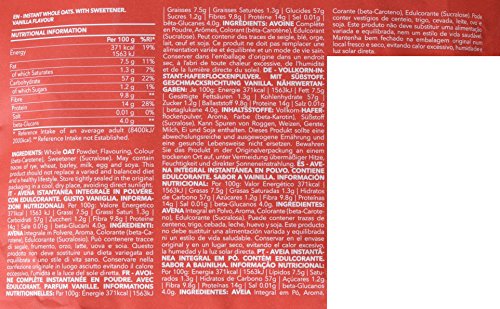 Prozis Avena Istantanea Integrale in Polvere, 1250 g, Gusto Vaniglia - Image 5