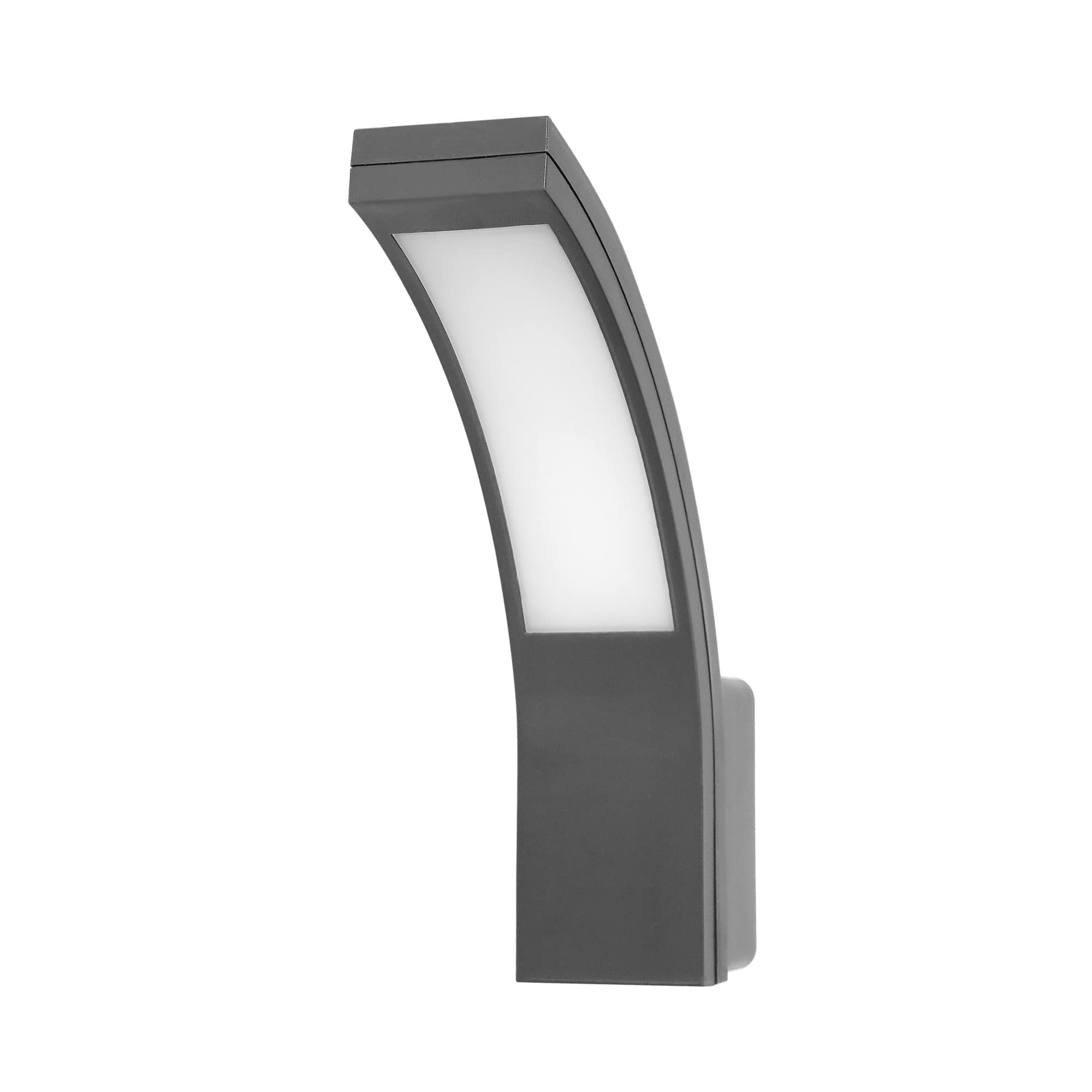 ADVITI PIRYT LED Aplique Pared Exterior 10W 800lm 4000K IP54 (Gris)