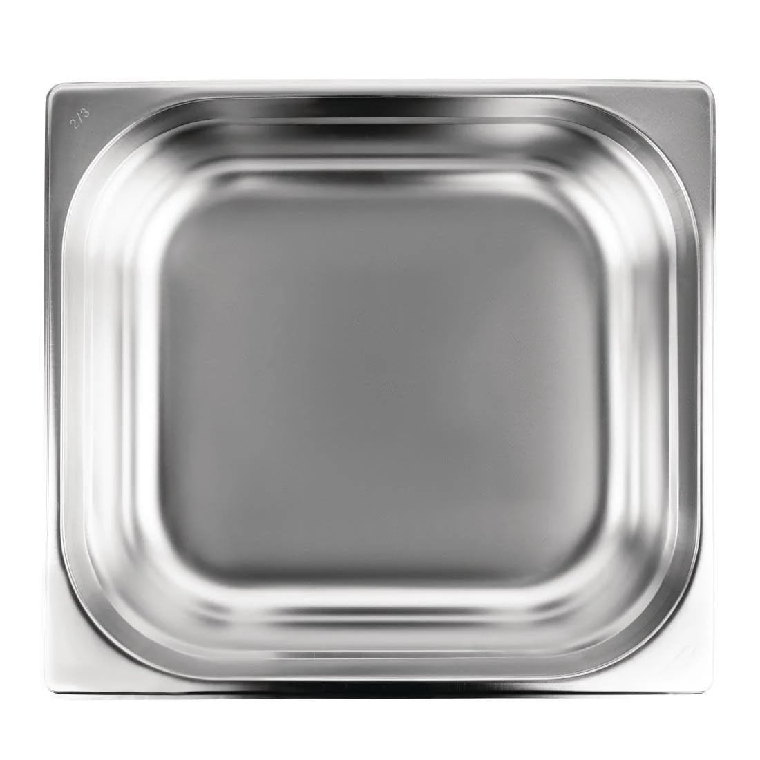 Vogue St/St - GN 2/3 100mm, Silver, 8.7Ltr/100mm - Image 3