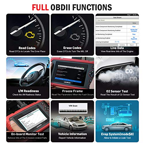 image for LAUNCH OBD2 Scanner CRP123X Code Reader for ABS SRS Engine Transmissio
