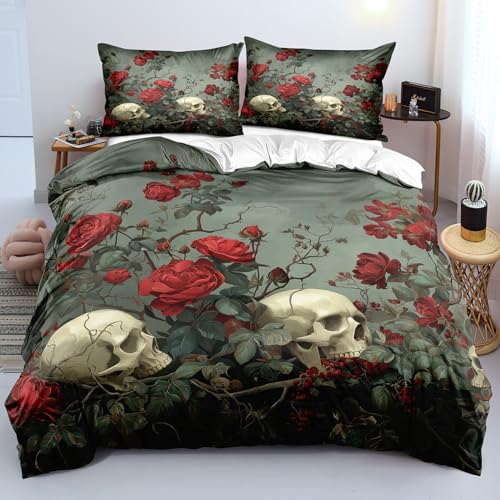 【piano*rosesお直し】ミニ薔薇と小花チェーン掛け布団カバーセット piano*rosesお直し】ミニ薔薇と小花チェーン掛け布団カバーセット