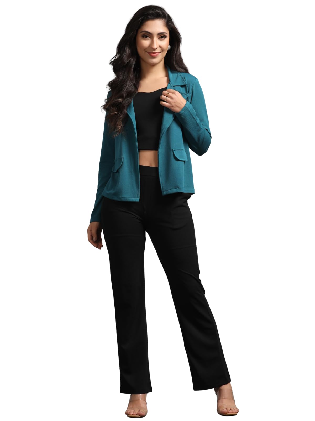 greciilooks 3 Piece Co Ord Set for Women | Formal Cord Set for Women | Office Co Ord Set for Women | Blazer Co Ord Set for Women-picture-43