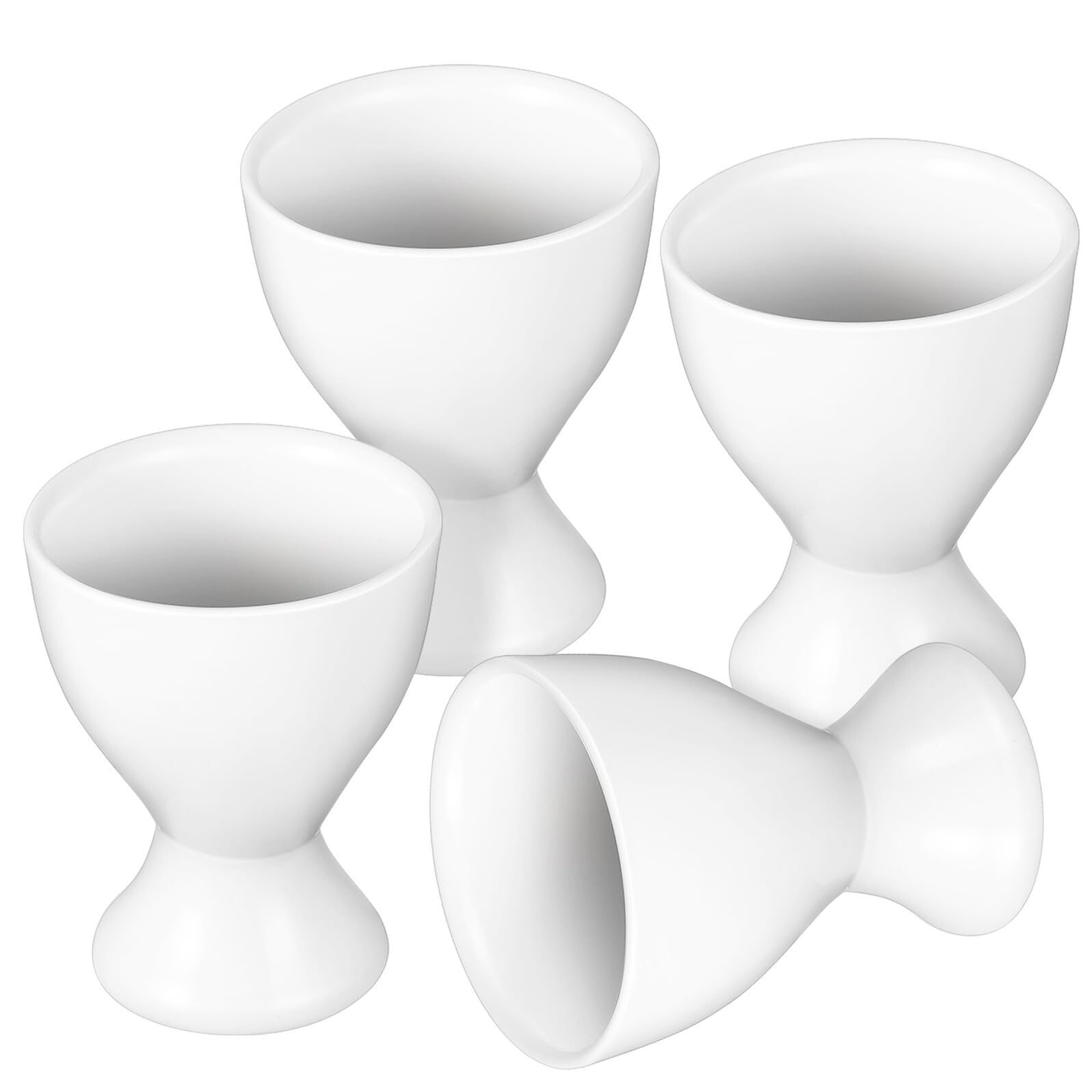 Porta huevos de cerámica de diseño elegante Gadpiparty para 4 huevos duros fácil de limpiar