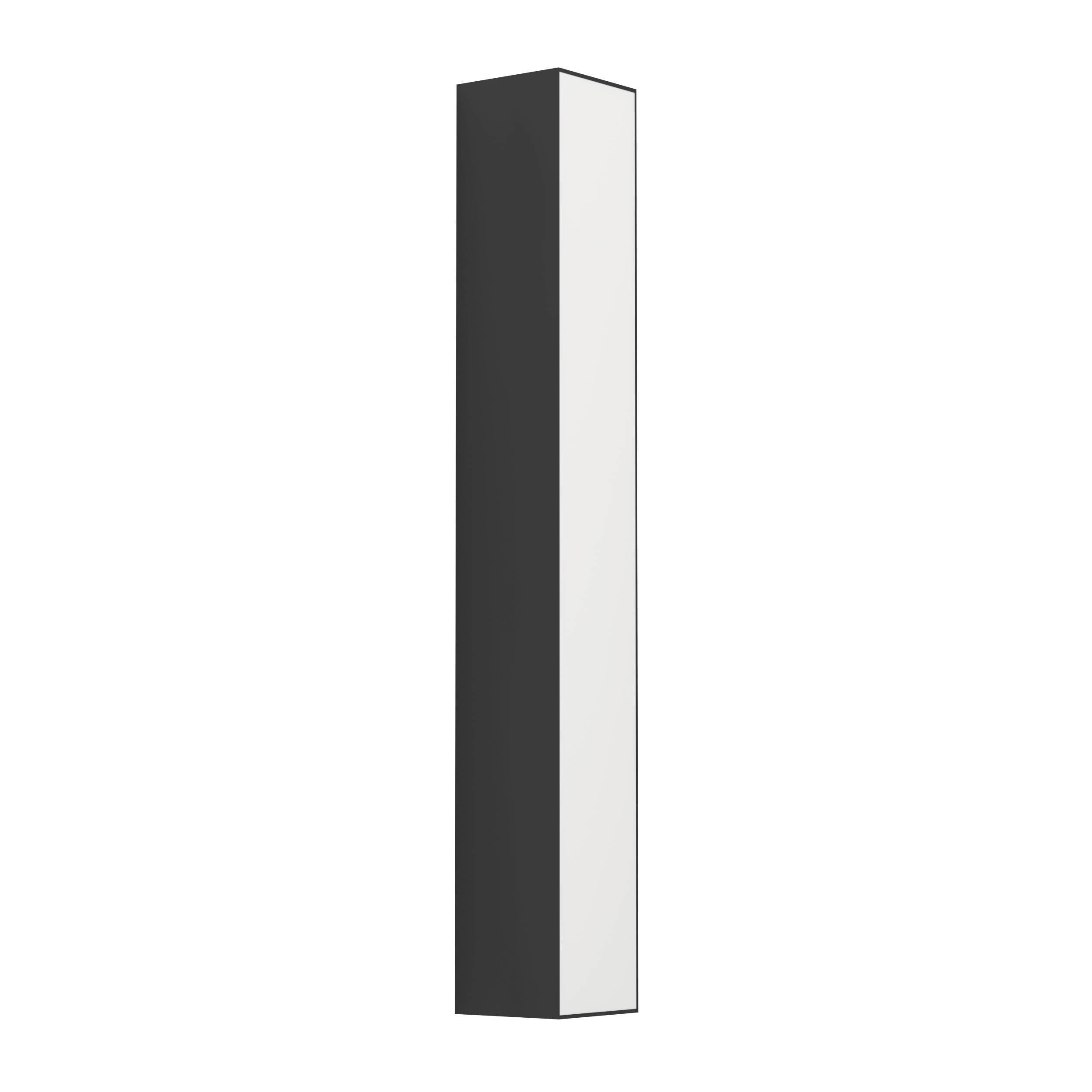 Eglo LED Outdoor Ceiling Light Salitta, Outside wall Light Made of Metal in Black, Porch Lighting, Exterior lamp Warm White