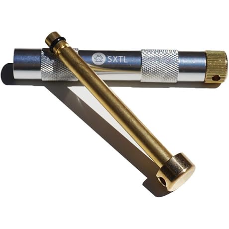 Fire Piston Fire Starter Kit with Char Cloth and Tinder for Backpacking Camping and Survival