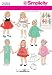 Simplicity Sewing Pattern 2454 Doll Wardrobe for 16" - 18" Doll
