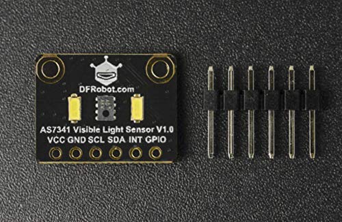 DFRobot AS7341 11-Kanal-Sensorausbruch für sichtbares Licht, 8 optische Kanäle, Flimmern bei Umgebungslicht, Grau, Sensor, Lichtsensor, AS7341