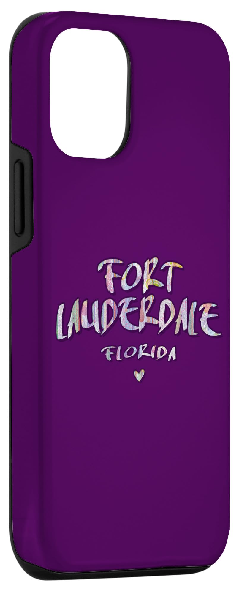 iPhone 15 Pro Fort Lauderdale Florida - Ft. Lauderdale FL Watercolor Logo Case - Image 3