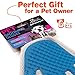 Pet Grooming Gloves - Left + Right - Enhanced Five Finger Design - for Cats, Dogs & Horses - Long & Short Fur - Gentle De-Shedding Brush - Your Pet Will Love It