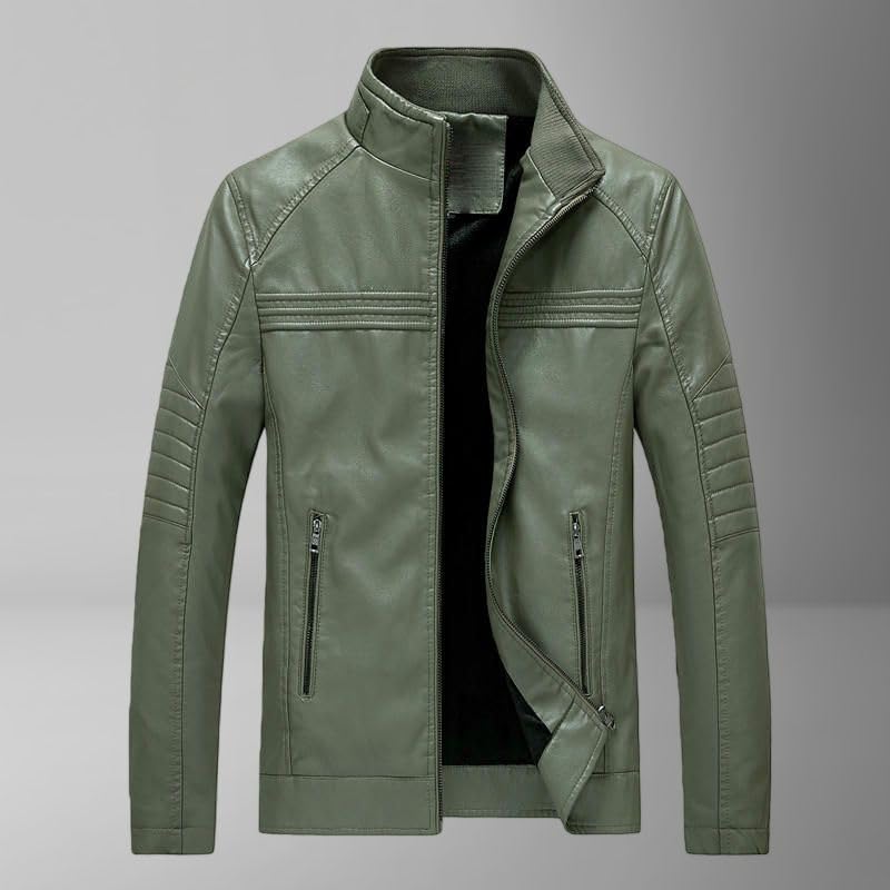 Chaqueta de piel sintética de hombre para lucir un estilo urbano este invierno 4