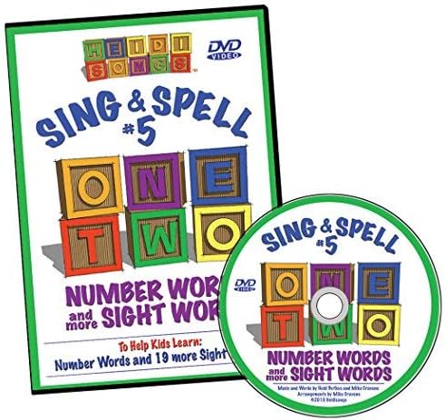 Sing & Spell the Sight Words: Volume 5 - Number Words and more Sight Words DVD