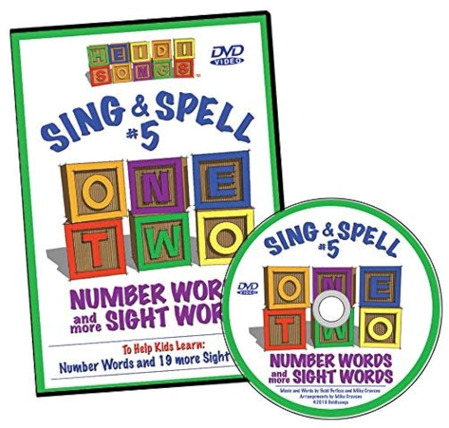Amazon.com: Sing & Spell the Sight Words: Volume 5 - Number