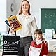 BOYATONG Lehrer Geschenk Baumwollbeutel, Geschenke für Lehrer, Lehrerin Geschenke Weihnachten Stofftasch