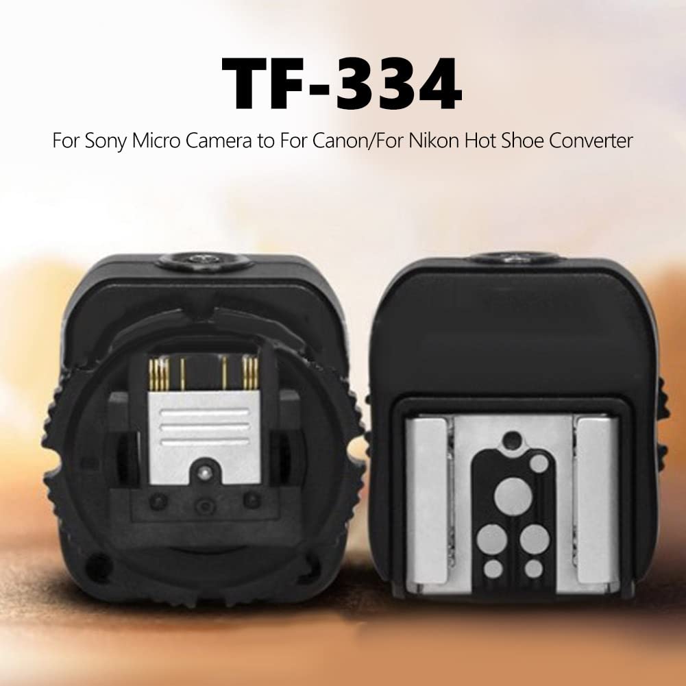 Adapter do gorącej stopki, TF‑334 Hot Shoe z dodatkowym portem synchronizacji PC, do aparatu A7, A9 Series do do Flash