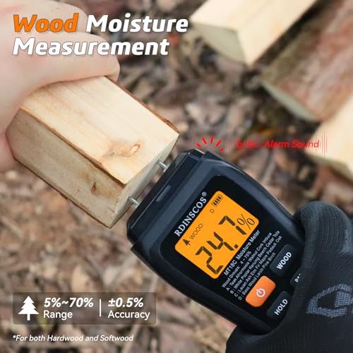 image for RDINSCOS Moisture Meter for Drywall, Wood Moisture Meters for Walls, C
