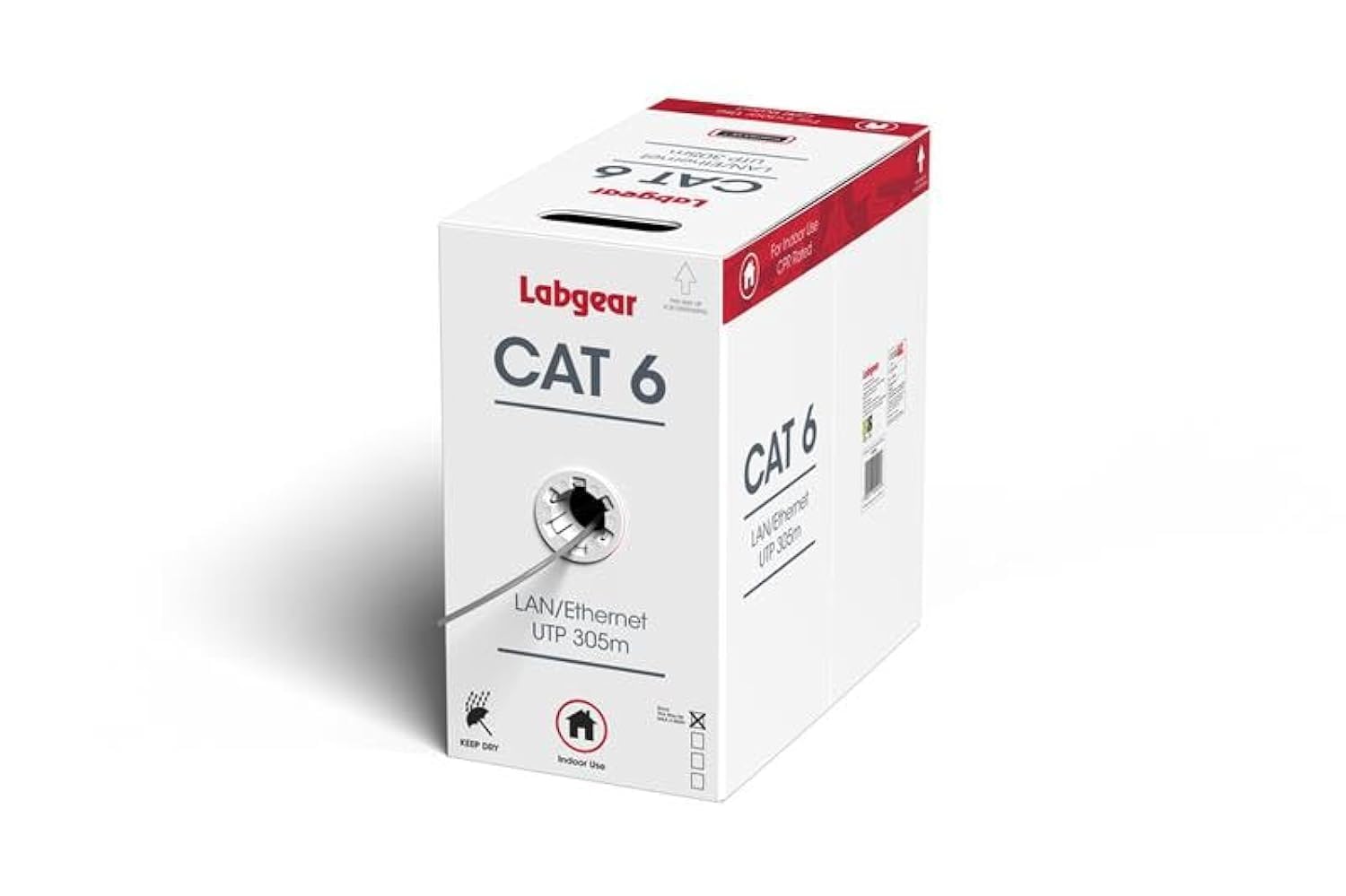 J-Tech Digital Cat6 Ethernet Cable 150 Ft Solid 23AWG UTP 100% Pure Copper For Network And High Performance Video And Audio Transmission [JTECH- CAT6-150ft