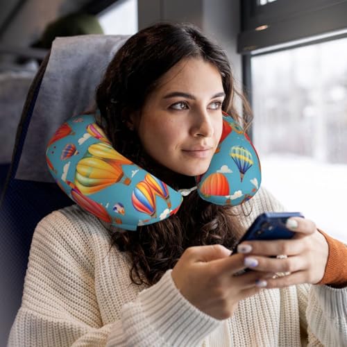 Almohada de viaje con soporte para cuello y hombros miniatura 6