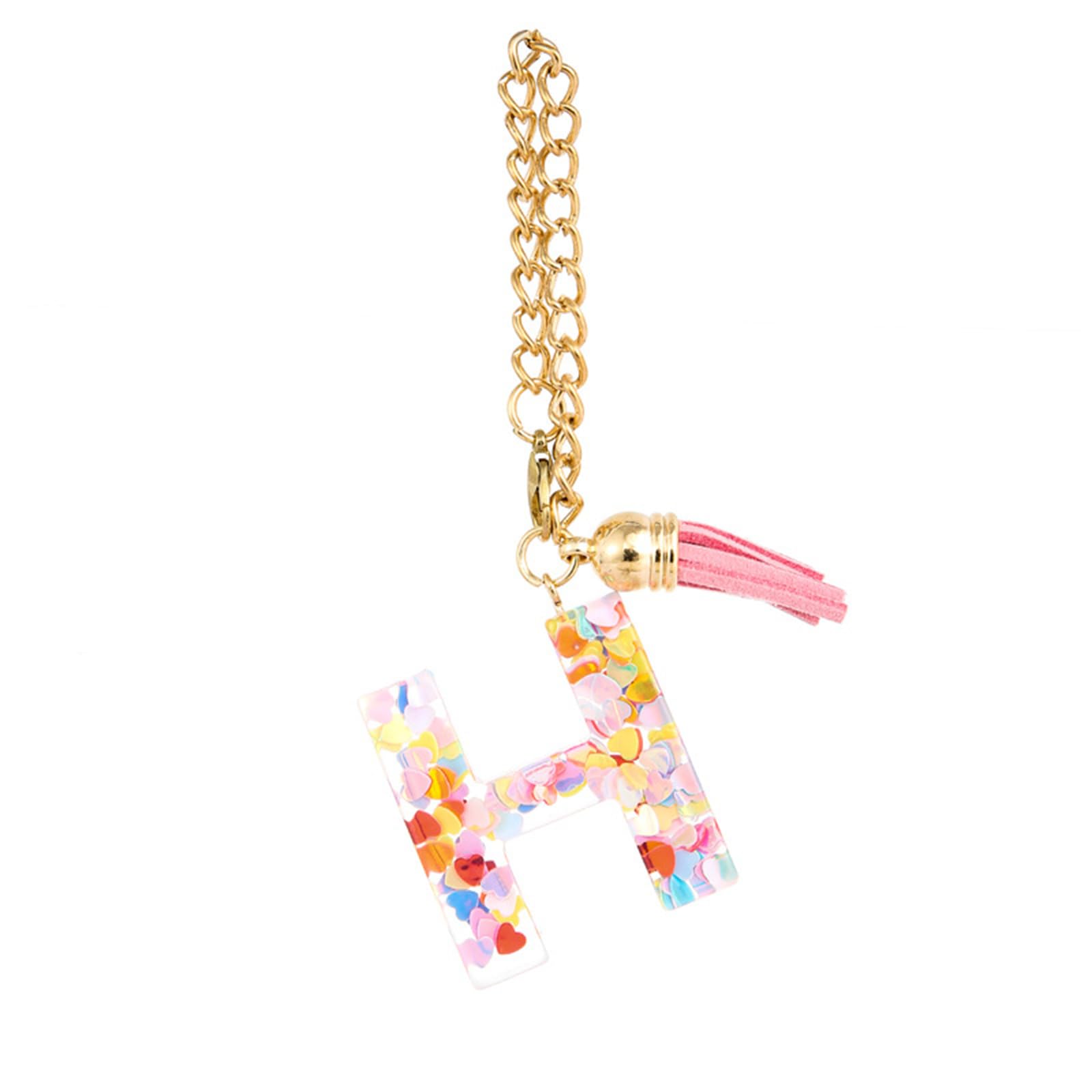 Unique Letter Charm Cup Accessories Initial Chain Cup Decoration Personalized Keychain Pendant Jewelry Water Bottle Charms
