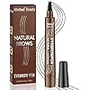 iMethod Eyebrow Pen - Upgrade Eyebrow TattooPen, Eyebrow Makeup, Long Lasting, Waterproof and Smudge-proof, Dark Brown