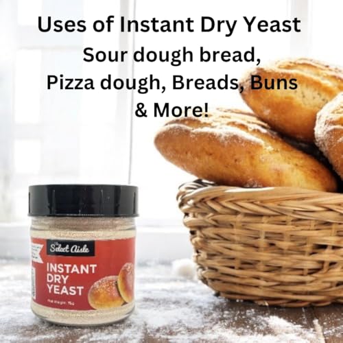 Image of The Select Aisle Instant Dry Yeast- 75g [Perfect for baking breads| Leavening| Rising| Soft Bread| Baking indredients]