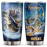 Jevuta Fishing Gifts For Men, Gifts For Men Who Love Fishing, Reel Cool Dad, Dad Birthday Gifts, Ret