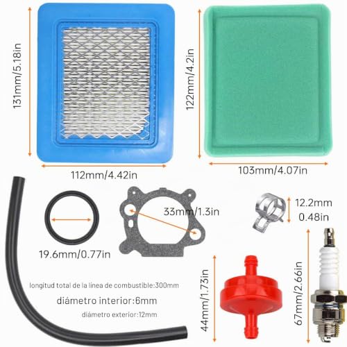 Carburador 498965 para reparar el motor Quantum de su cortacésped 7