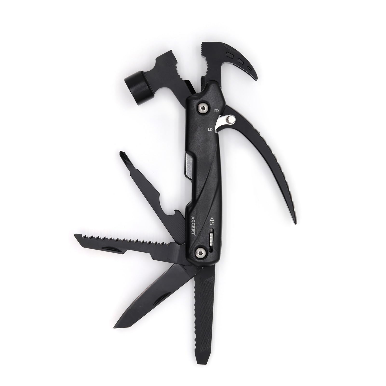 Multitool Hammer, Multi Tools for Men, Small Hammer Set Pocket Knife Multi Tool Camping Gadgets Gear Accessories, Tactical Survival All in One Tool (Multitool Hammer)