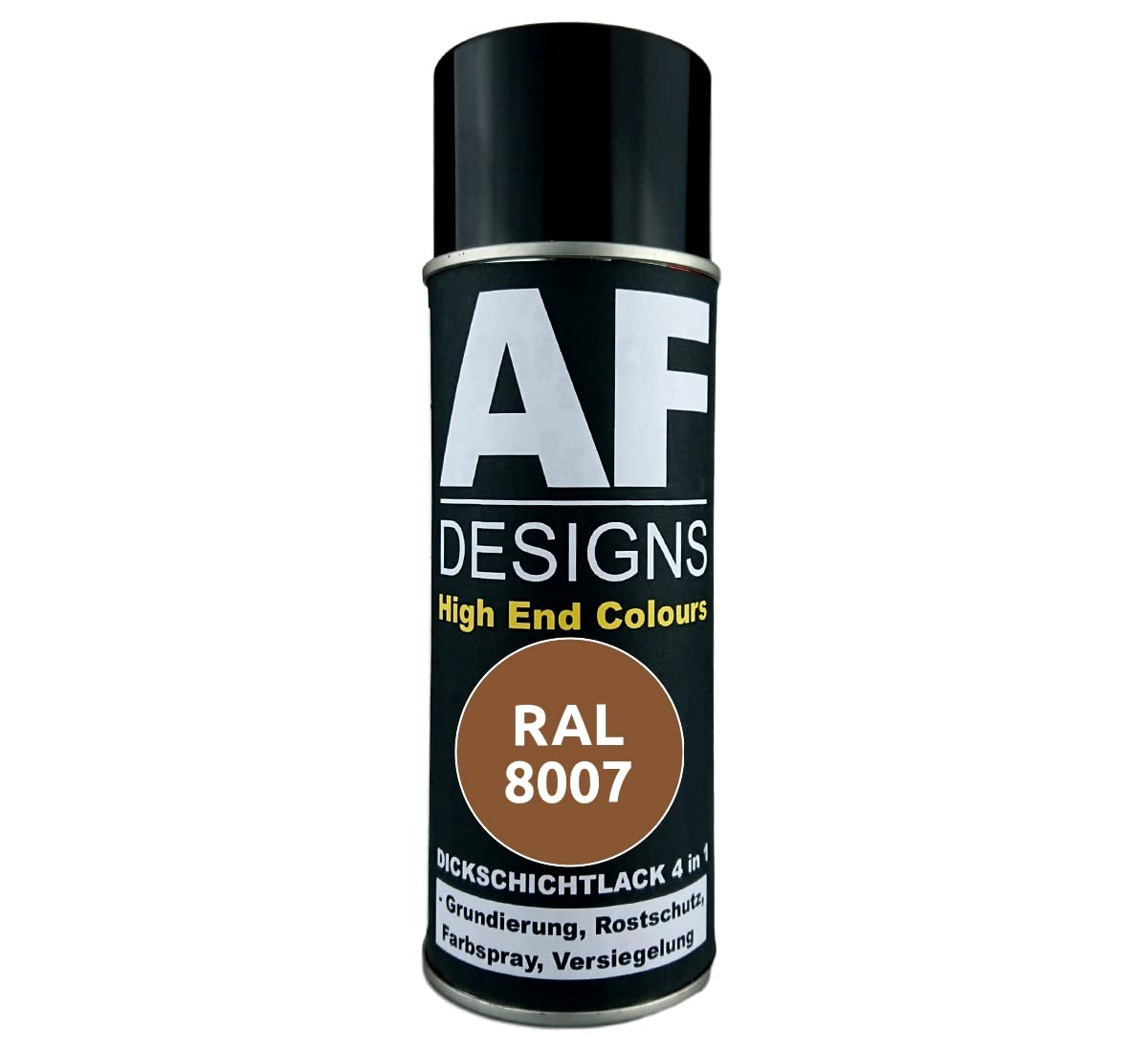 Alex Flittner Designs Rust Protection Paint 4-in-1 RAL 8007 Fawn Brown Metal Protective Paint Spray Rust Protection Paint Spray Can