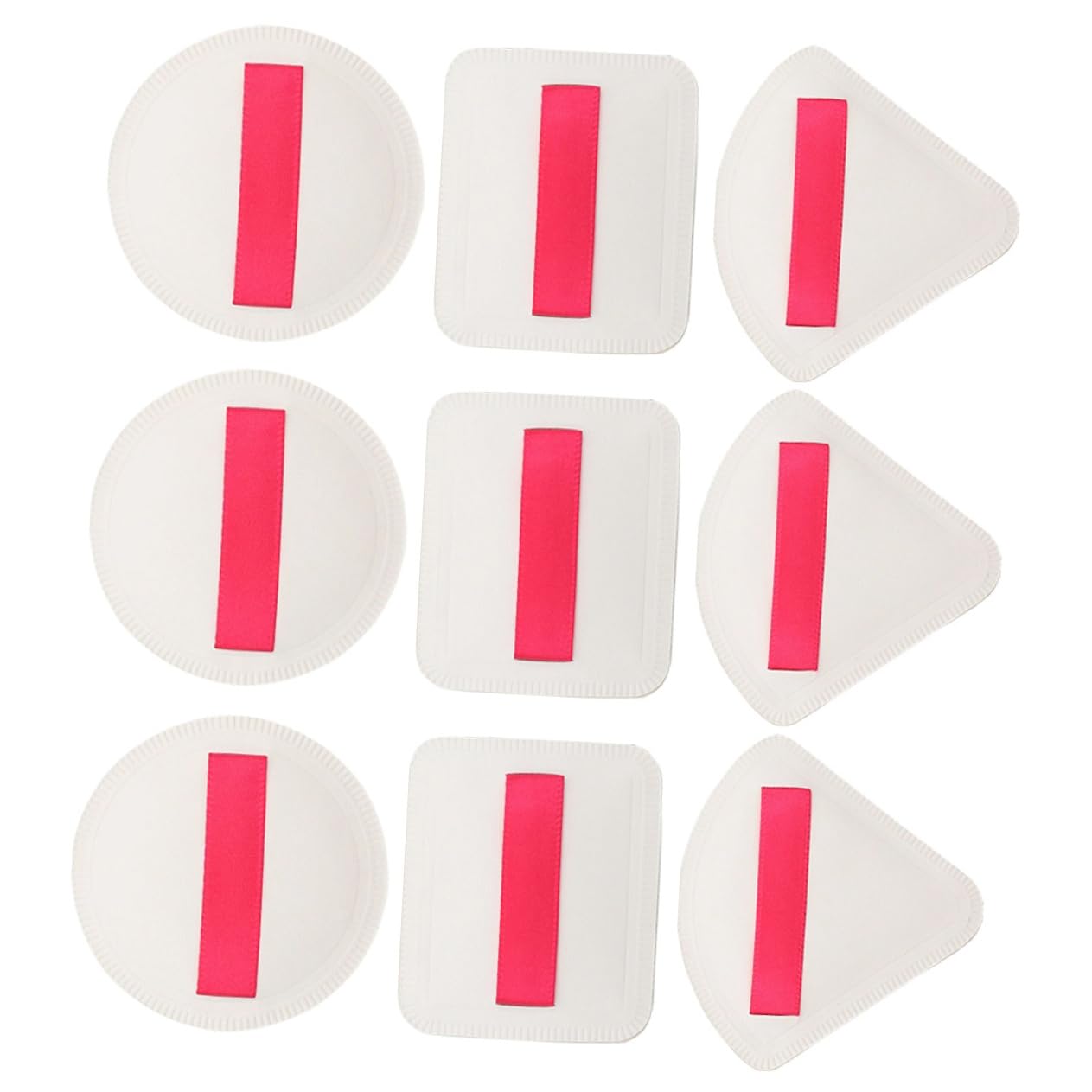 TOVINANNA Cosmetic Cream for Makeup 9pcs Face Powder Puff Gentle on for All Cosmetics