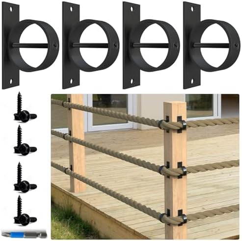 Support A Rope Solviro 4 Pack 2inch Rope End Snap with Cross Screw | Securing Rope ...
