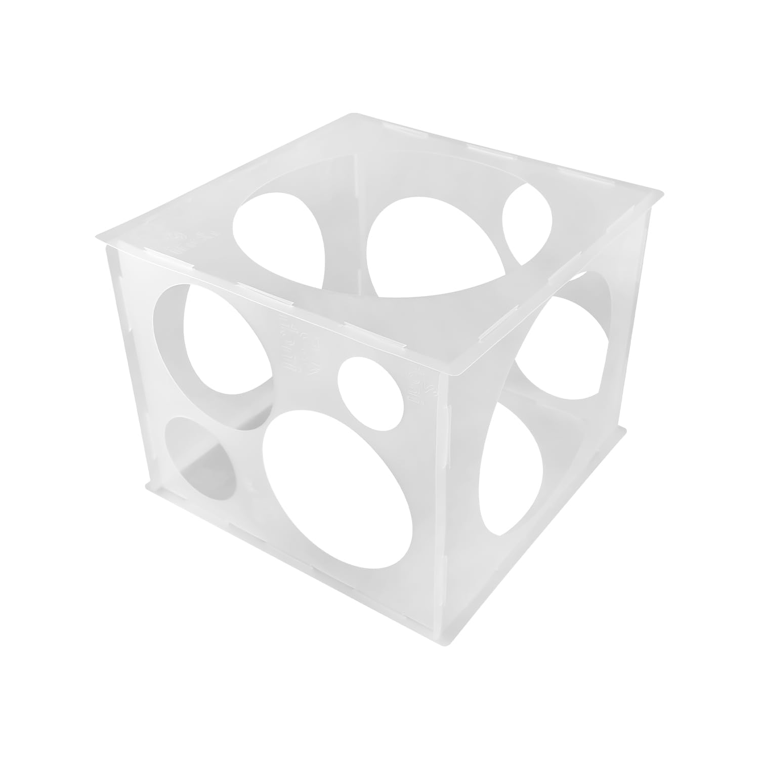 Hopzab Foldable Balloon Measuring Box: A Measurings Cube Tool for Balloons Measuring 2–10 inches, Ideal for Garland Arches and Party Decorations