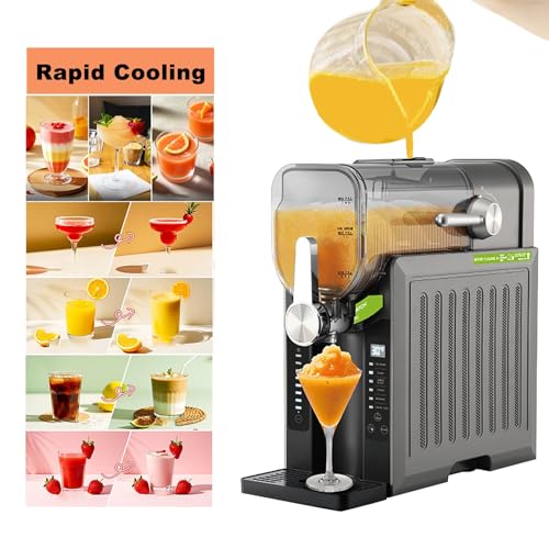 Slush Maschine für Zuhause, Slusheis Maschine Ohne Eis, Slash Eismaschine für Margaritas, Frappés und Milchshakes mit 6 Voreingestellten Programmen – Bild 6