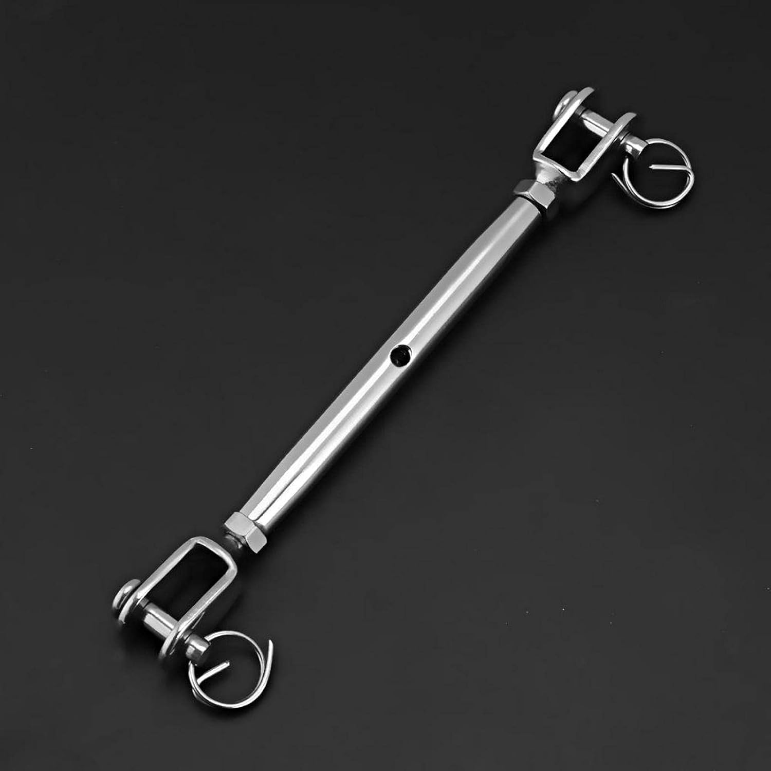 1/2" (M12) Turnbuckle, Stainless Steel Rigging Screw Closed Body Jaw and Jaw Turnbuckle forr Boat Yacht