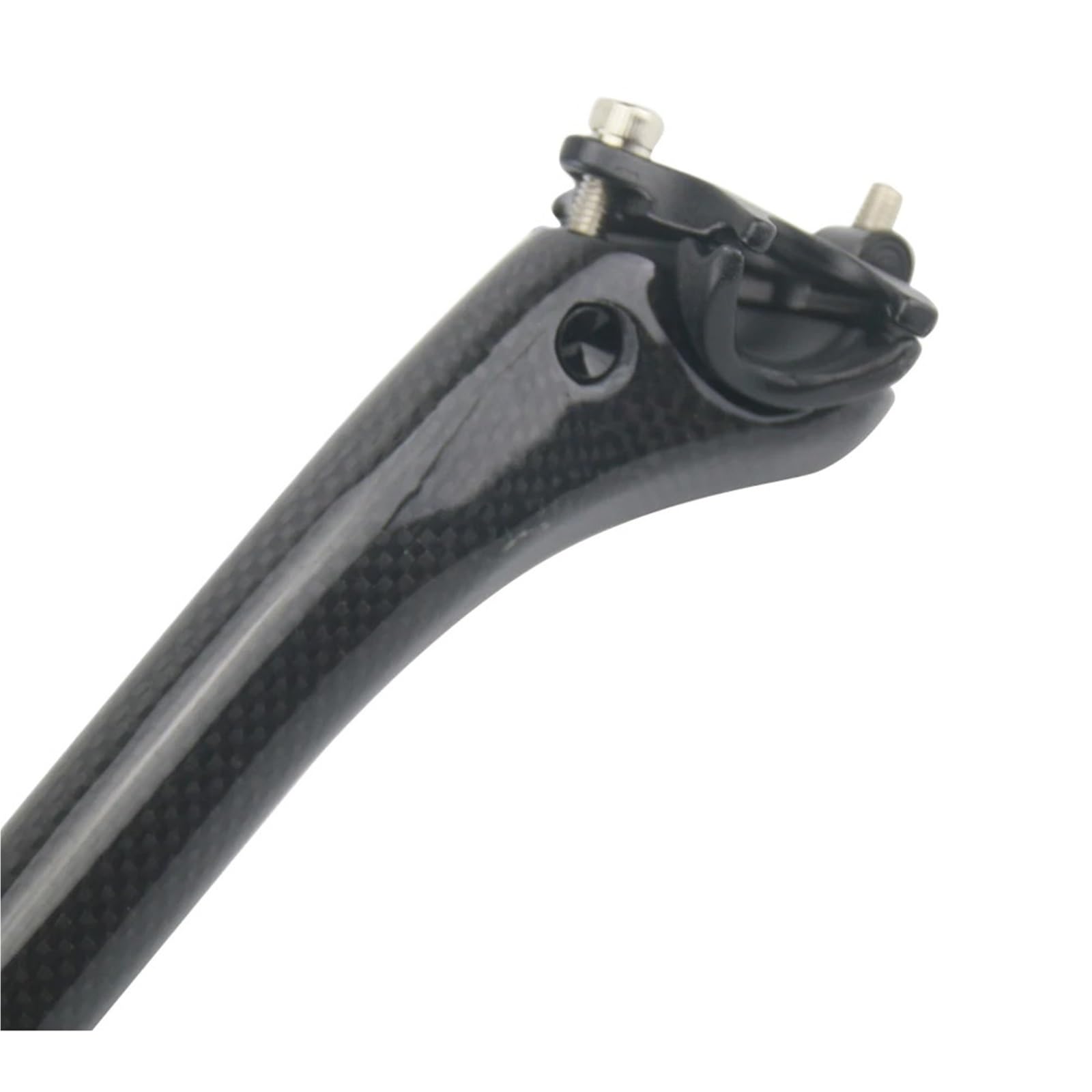 Sztyca podsiodłowa Siodełko węglowe do przesunięcia rowerowego 25mm sztyca roweru szosowego 25.4/27.2/30.8/31.6mm komponenty MTB rower MTB E-Bike rower podsiodłowa