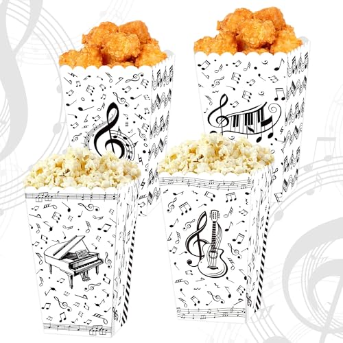 Roaring Good Time Music Guitar Party Supplies Music Notes Goodies Candy Bags Popcorn Boxes Candy...
