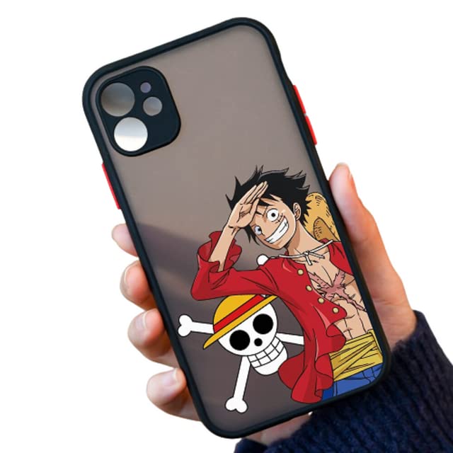 One Piece Luffy Shockproof Phone Case iPhone 11 13 12 Max Pro Mini