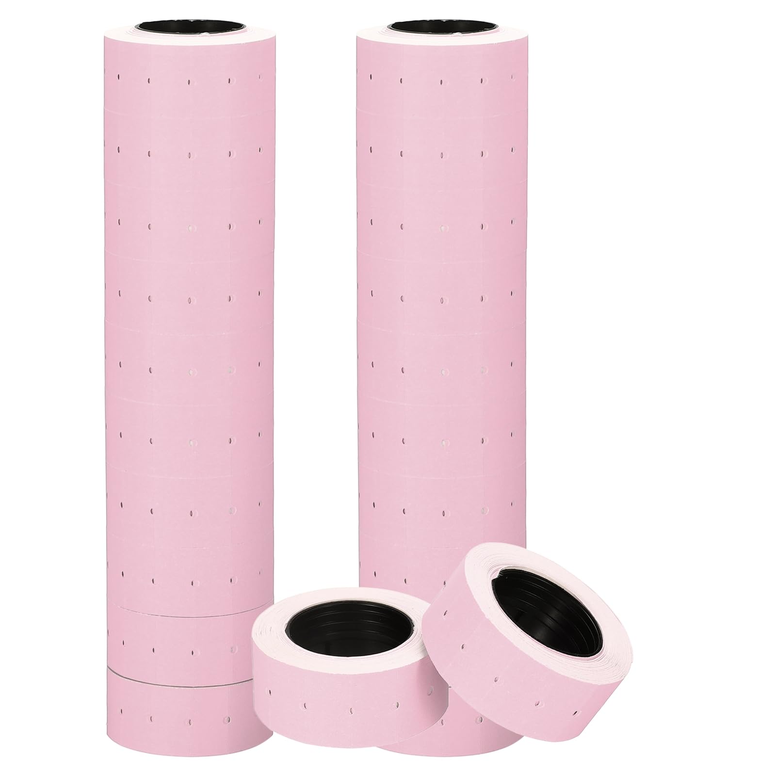 PATIKIL Price Gun Labels for Mx-5500, (20 Roll 10000Pcs, Pink), Sticky Price Marker Label Stickers Blank Tag Stickers, Suit for - Retail Shop Office