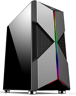 Gabinete Gamer Mid Tower HOLT RGB FORTREK