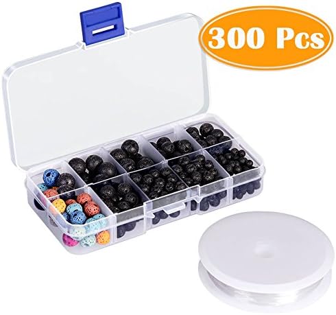 Korlon 1800 Pack Beads Kit, Alphabet Letter Beads, Pony Bead Bracelet Plastic Beads for Jewelry Making Bracelet, Necklace with Crystal Elastic String