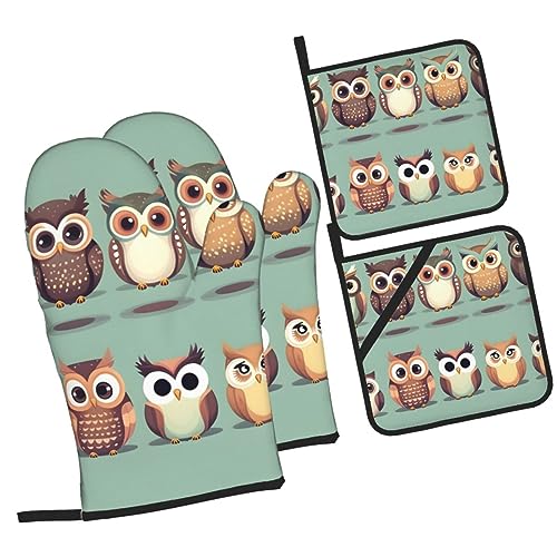 Protection de cuisson hibou contre la chaleur du micro-ondes