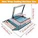 EQCOTWEA Sealing Machine L-type Shrink Heat Wrap Sealing Machine 110V 1000W Manual L-Bar Sealer Cutter Packing Machine Adjustable 0-3s Setting Time for Households Retail Industrial