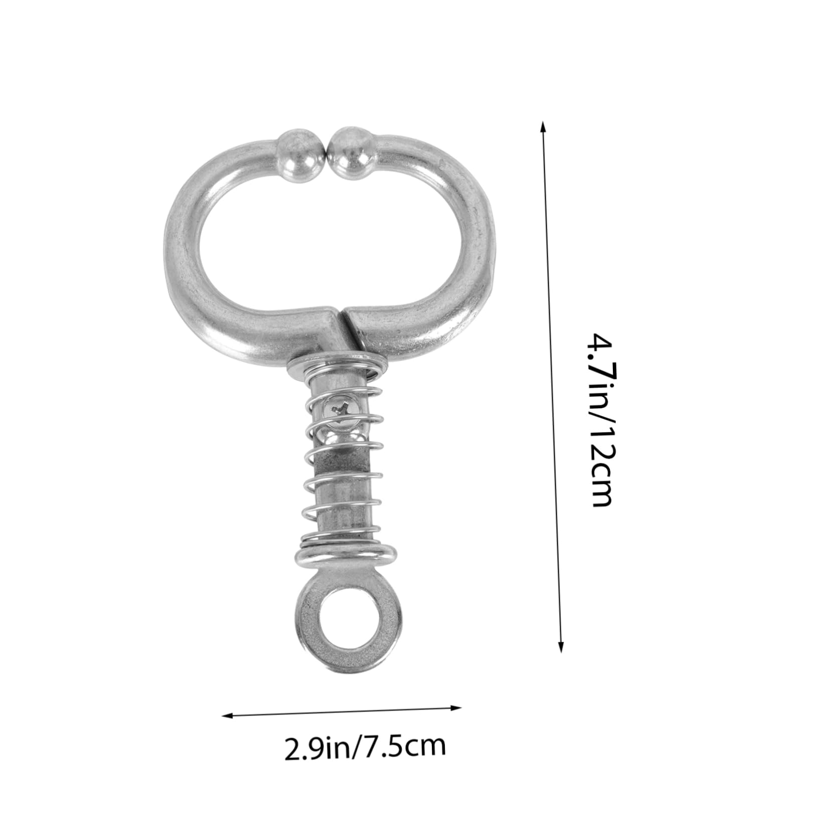 IWOWHERO 1Pc Stainless Steel Cow Nose Ring Pliers Cattle Nose Clip Tool for Livestock Management Easy to Use Spring Design for Various Nose Shapes and for Cattle Care