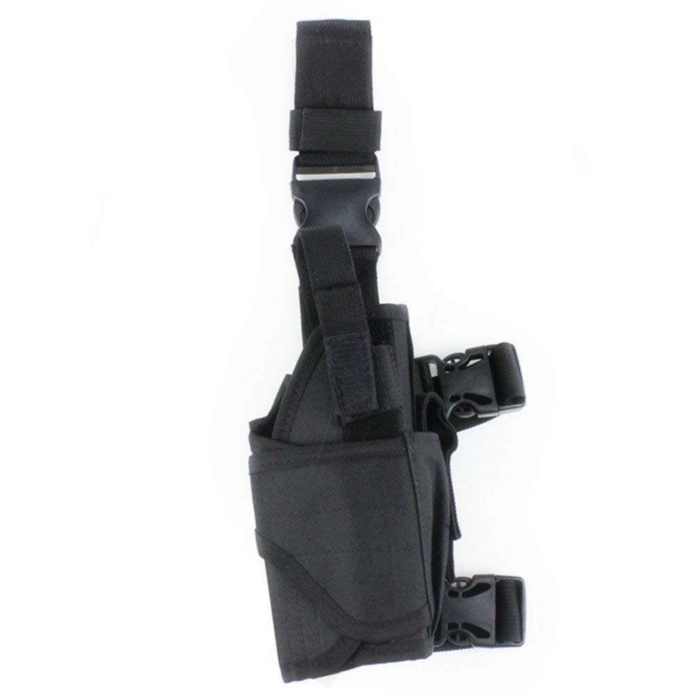 Tornado Tactical Leg Holster Black Adjustable Tactical Army Drop Leg Holster for Pistol Gun Drop Puttee Thigh Holder