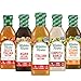 Walden Farms Salad Dressing - Zesty Italian-Creamy Italian-Asian-Chipotle Ranch-Sesame Ginger - Calorie Free Fat Free Gluten Free Sugar Free - Variety Pack 5x12oz