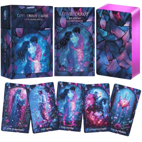 Love Tarot Cards with Guide Book for Beginners Original...