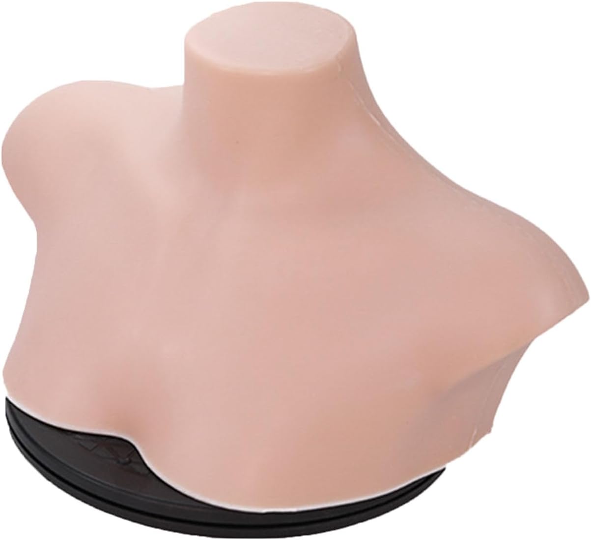 Silicone Jewelry Mannequin Display, Silicone Display Stand Bust, Jade and Pearl Pendant Display Props
