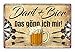 helges-shop Dart Schild - Blechschild - Darts Dekoration Metallschild für Dartspieler - schöne Deko für Dartscheibe - Dart Zubehör Fanartikel - lustiger Dart Spruch - Geschenke für Dart Fan - 30x20cm